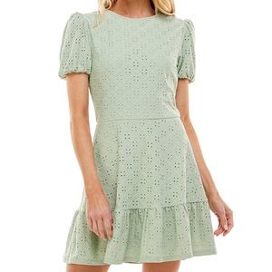 Juniors eyelet dress